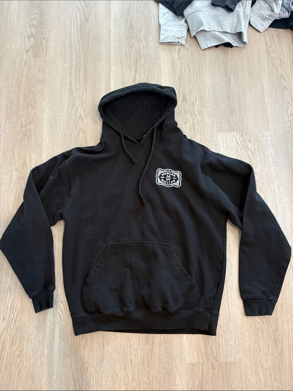 Black Morgan Wallen Concert Pullover Hoodie